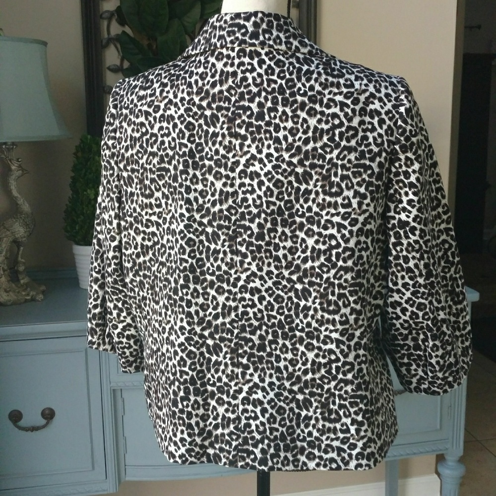 Kasper Leopard Blazer - Picture 3 of 5